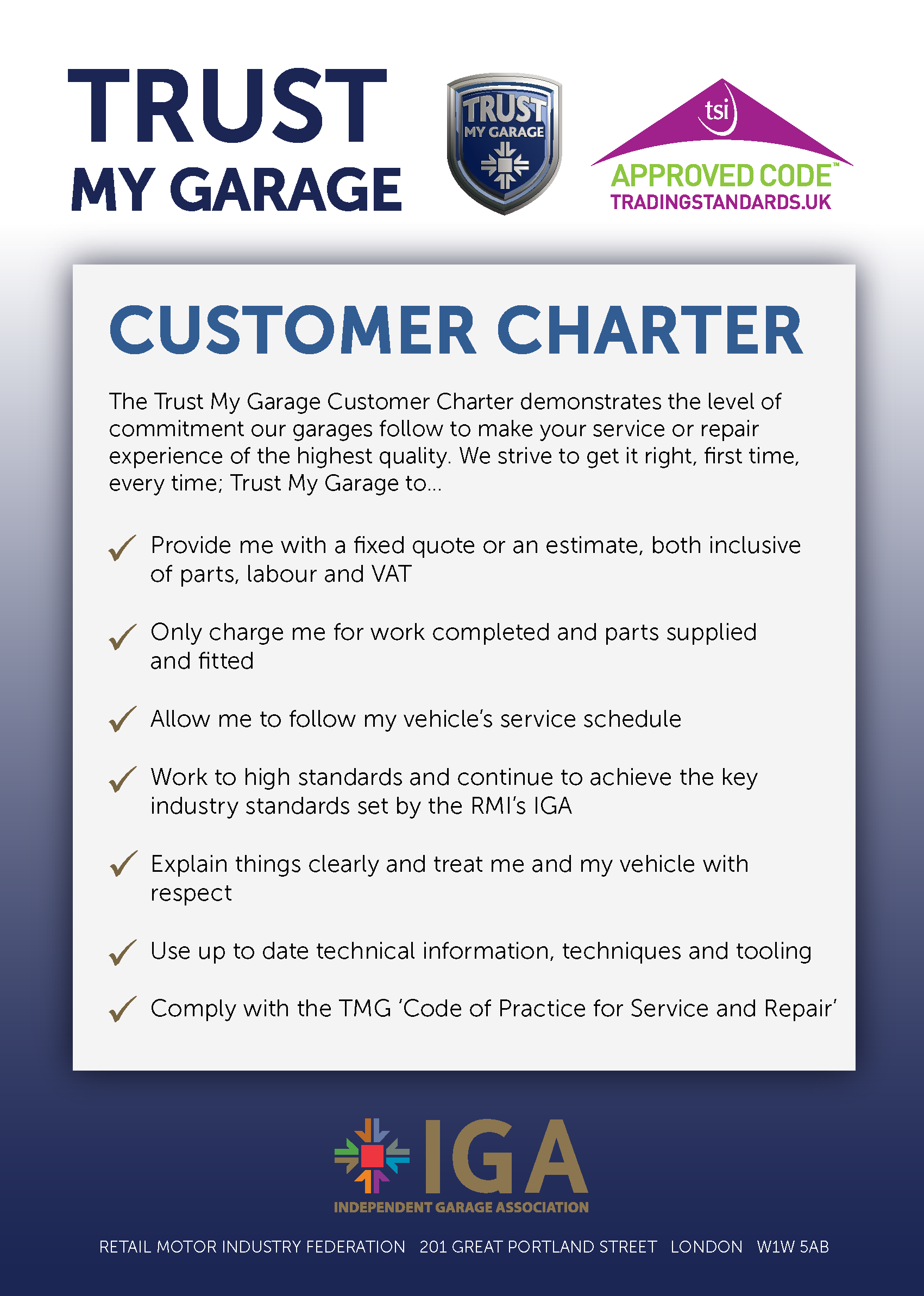 Trust My Garage scheme – Nemos Garage, Hyde